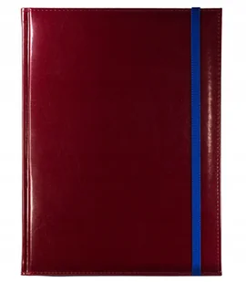 Notes książkowy A4 AVI BORDOWY gumka zamykająca niebieska, notatnik - Notesy i bloczki Notes książkowy A4 AVI BORDOWY gumka zamykająca niebieska, notatnik - Notesy i bloczki - miniaturka - grafika 1