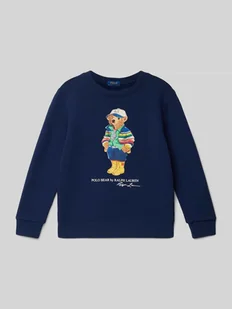 Bluza z nadrukiem z logo - Swetry dla chłopców - miniaturka - grafika 1