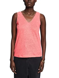 ESPRIT Collection Damska koszulka 043EO1K315, 645/CORAL, XXL, 645/Coral, XXL - Koszulki i topy damskie - miniaturka - grafika 1