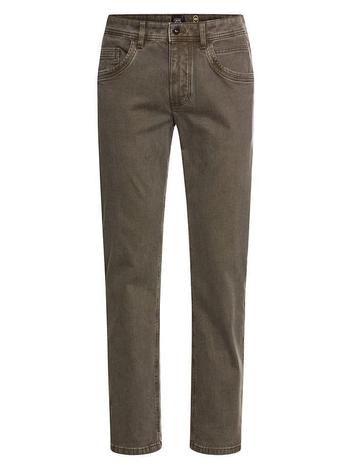 Camel Active Dżinsy - Straight fit - w kolorze khaki