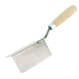 MEGA Kielnia kątowa zewnętrzna 60x120mm stal nierdzewna 61763 61763 - Narzędzia murarskie - miniaturka - grafika 1