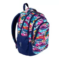 Plecaki szkolne i tornistry - St. Majewski Plecak szkolny 17" 4 komory BP6 SLOGAN St.Right 726302 - miniaturka - grafika 1