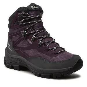 Buty trekkingowe damskie - Trekkingi Jack Wolfskin - Rebellion Guide Texapore Mid W 4053801 Purple/Grey - grafika 1