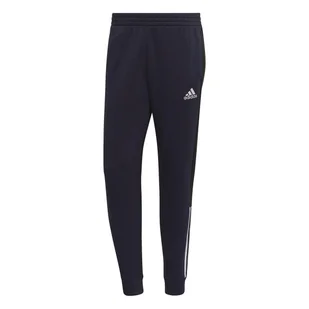 Spodnie dresowe męskie adidas ESSENTIALS COLORBLOCK czarne HK2884-S - Dresy męskie - miniaturka - grafika 1