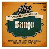 Struny gitarowe  - GHS Americana - struny do banjo, Medium - miniaturka - grafika 1