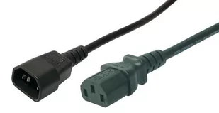 Logilink Kabel zasilający Power Cord Extension, IEC męskie - żeńskie, 1.80m - CP091 - Kable komputerowe i do monitorów - miniaturka - grafika 1
