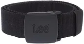 Paski - Pasek męski Lee Logo Webbing Belt, czarny, W85 / L00 - miniaturka - grafika 1