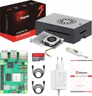 Komputery jednopłytkowe - Raspberry Pi iRasptek Raspberry Pi 5 zestaw startowy 8GB 128GB aluminiowa obudowa - miniaturka - grafika 1