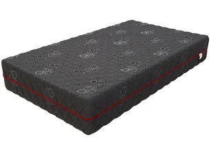 Materac kieszeniowy BLACK Resilience Black, visco, lateks - 100 x 200 - H3 średnio twardy - 28 cm - Materace - miniaturka - grafika 1