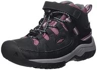 Buty dla chłopców - KEEN Buty outdoorowe Targhee Mid WP dla chłopców, Raven Tulipwood, 25/26 EU - miniaturka - grafika 1