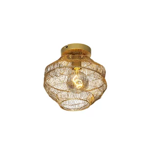 QAZQA Orientalna lampa sufitowa złota 25 cm - Vadi - Oprawy, klosze i abażury - miniaturka - grafika 1