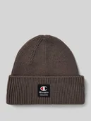 Czapki męskie - Czapka z imitacji dzianiny model ‘Rib’ - miniaturka - grafika 1