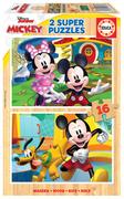 Puzzle - Puzzle drewniane, Myszka Miki / Minnie, 32 el. - miniaturka - grafika 1