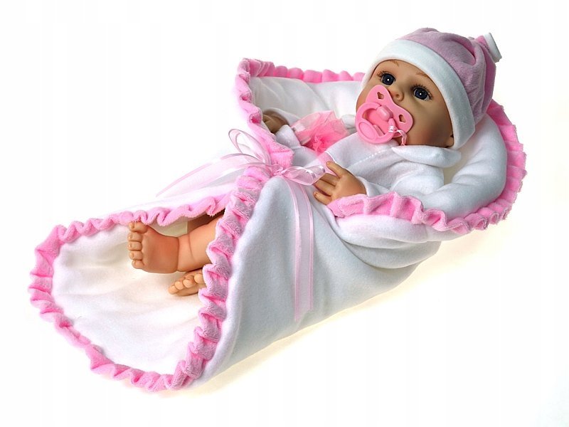 Lalka Niemowlę Anatomiczna Dziewczynka 45cm Gumowa lalka