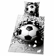 Pościel - Herding Pościel bawełniana Football, 140x200 cm, 70x90 cm - miniaturka - grafika 1