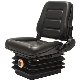 vidaXL Fotel do wózka widłowego/ciągnika z zawieszeniem i oparciem - Części i akcesoria do maszyn rolniczych - miniaturka - grafika 1