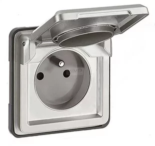 Legrand SOLIROC Gniazdo pojedyncze z/u 16A 250V z klapka IP55 077831 077831 - Gniazdka elektryczne - miniaturka - grafika 1