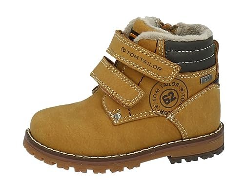 Tom Tailor Kids Chłopięce 4270300016 modne kozaki, piaskowy, 27 EU