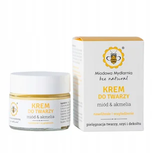 Miodowa Mydlarnia Krem do twarzy miód i akmelia - Kremy do twarzy Miodowa Mydlarnia Krem do twarzy miód i akmelia - Kremy do twarzy - miniaturka - grafika 1