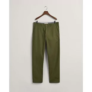 GANT Męskie spodnie regular tp chinosy klasyczne, Juniper Green, 34W / 34L - Spodenki męskie - miniaturka - grafika 1