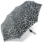 Parasole - Pierre Cardin 83075 Easymatic Light Leo parasolka czarno-biała - miniaturka - grafika 1