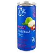 Napoje roślinne - Quality Food Woda kokosowa z liczi 320 ml - miniaturka - grafika 1
