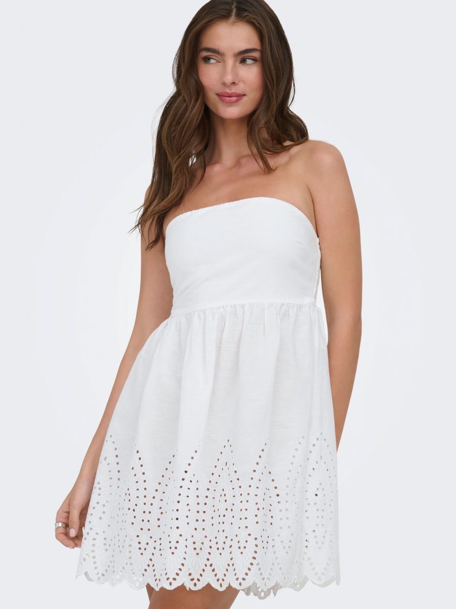 abiti damskie only 15367443 tolum bright biały