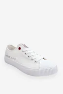 Trampki męskie - Męskie Trampki Cross Jeans LL1R4021 Białe-43 - miniaturka - grafika 1