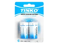 Baterie i akcesoria - 2 szt.  Bateria alkaliczna TINKO LR14 C 2szt/blister. - miniaturka - grafika 1