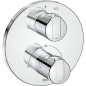 Baterie wannowe i prysznicowe - Roca T-1000 bateria wannowo-prysznicowa podtynkowa termostatyczna chrom A5A0D09C00 - miniaturka - grafika 1