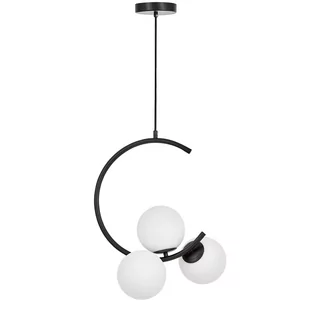 NOWOCZESNA LAMPA WISZĄCA CZARNA BONIO W3 - Lampy sufitowe - miniaturka - grafika 1