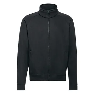 Bluza męska rozpinana Sweat Jacket Fruit of the Loom - Czarny M - Bluzy męskie - miniaturka - grafika 1