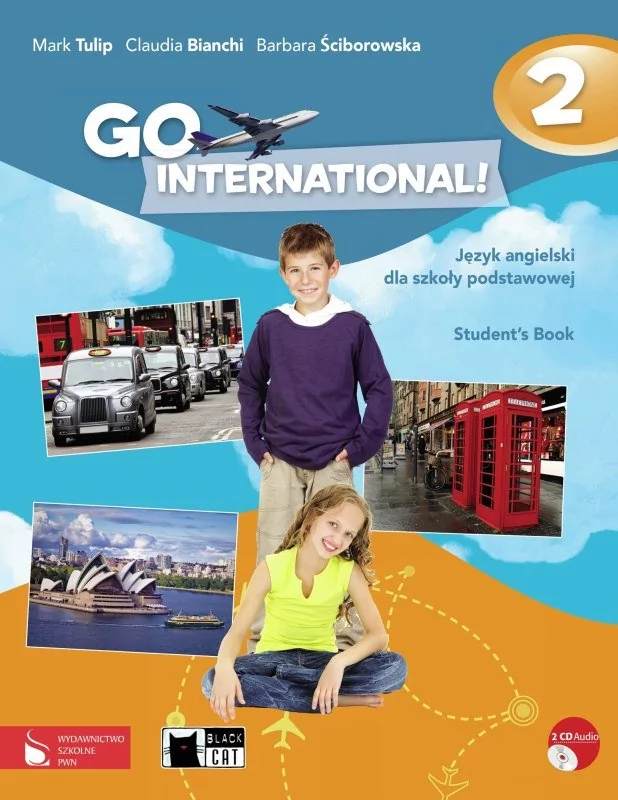 Wydawnictwo Szkolne PWN Go International! 2 Student's Book + 2 CD - Mark Tulip, Claudia Bianchi