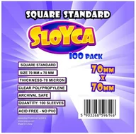 Akcesoria do gier planszowych - SLOYCA Koszulki Square Standard 70x70mm (100szt) - miniaturka - grafika 1