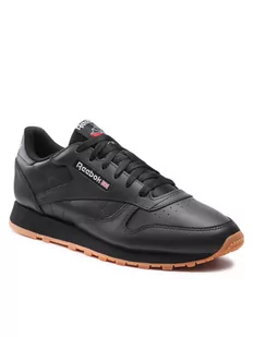 Reebok Buty Classic Leather GY0961 Czarny - Buty sportowe damskie - miniaturka - grafika 1