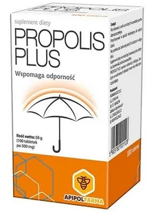 Apipol Farma Propolis plus 100 szt. - Przeziębienie i grypa - miniaturka - grafika 1