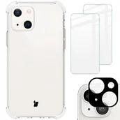 Etui i futerały do telefonów - Bizon Etui + 2x szkło + obiektyw Case Clear iPhone 13 przezroczyste BCCIP13CL - miniaturka - grafika 1