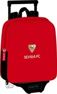 Plecaki - Safta SEVILLA FC plecak dla dzieci w różnym wieku, wygodny i wszechstronny, jakość i wytrzymałość, 22x10x27 cm, kolor czerwony/czarny, Czerwony/czarny, Estándar, Casual - miniaturka - grafika 1