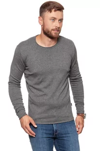 Wrangler, Sweter męski, Roll Edge Crew Grey Marl W8624Rgvb, rozmiar XXL - Swetry męskie - miniaturka - grafika 1