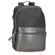 Torby na laptopy - Pepe Jeans Ruby Plecak Na Laptopa 15,6 cala Szary 29 x 40 x 11 cm Poliester i PU 15,6 l by Joumma Bags, Szary, Talla única, plecak na laptopa - miniaturka - grafika 1