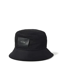Calvin Klein Męska naszywka wiadro inna czapka, Ck Black, jeden rozmiar - Czapki damskie - miniaturka - grafika 1