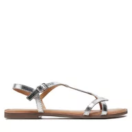 Sandały damskie - Sandały Gioseppo Lamim 69113-P Silver - miniaturka - grafika 1