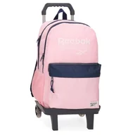 Plecaki szkolne i tornistry - Reebok Sidney Plecak Szkolny z Laptopem 15,6 cala Różowy 31x44x15 cm Poliester by Joumma Bags, Różowy kolor, Talla única, plecak szkolny na kółkach - miniaturka - grafika 1