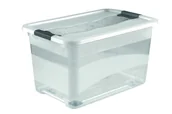 Pudła i pojemniki do przechowywania - keeeper Pojemnik Crystalbox 52l z kółkami transparent 0943 - miniaturka - grafika 1