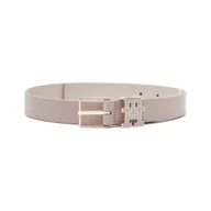 Paski - Tommy Hilfiger Skórzany pasek MONOGRAM - miniaturka - grafika 1
