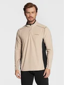 Odzież trekkingowa męska - Columbia Polar Klamath Range 1352472 Beżowy Regular Fit - miniaturka - grafika 1