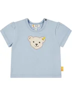 Kaftaniki dla niemowląt - Steiff Koszulka w kolorze błękitnym - miniaturka - grafika 1