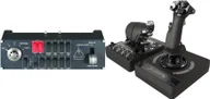 Kontrolery gier na PC - Joystick Logitech G Saitek Pro Flight Switch Panel USB 945-000012 + G X56 Hotas 945-000059 - miniaturka - grafika 1