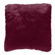Poduszki - Poduszka SHINY FUR bordowa - miniaturka - grafika 1