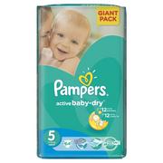 Pampers Active Baby-Dry 5 Junior 64 szt.